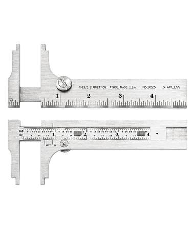 Starrett Precision Dial Calipers – Heavy Duty Shockproof Vernier Scale